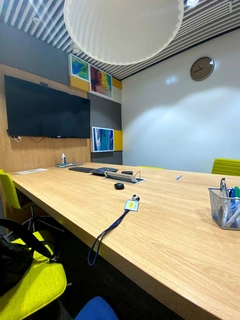 A bright meeting room